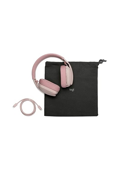 Zone Vibe 100 Kablosuz Kulak Üstü Kulaklık, Gürültü Önleyici Mikrofon, Pembe