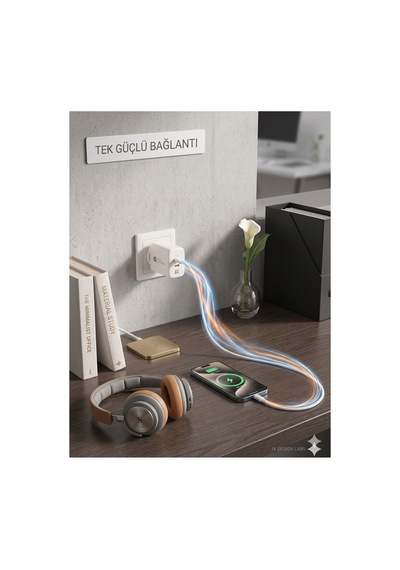 20 W Adaptör Başlık Ve Kablosu