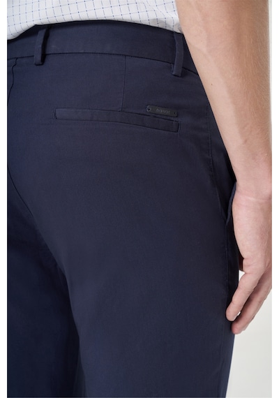 İmza Lacivert Yan Cep Slim Fit Casual Pamuklu Chino Pantolon 1003260178 Koyu Lacivert