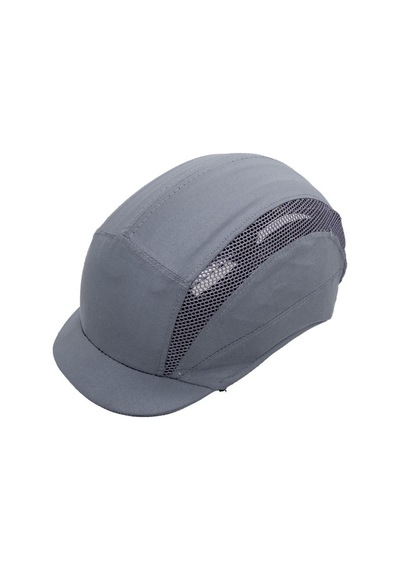 Lm01-g Darbe Emici Şapka Baret Kep Kısa Siperlikli - Gri