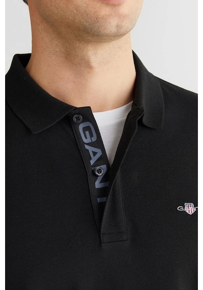 Gant Erkek Siyah Regular Fit Polo Yaka Polo-11408 SIYAH