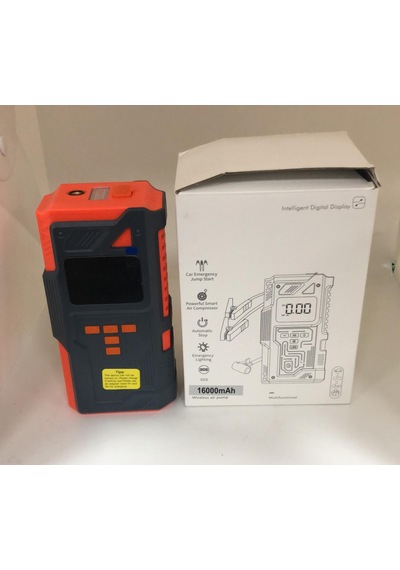 Lebron Akü Takviye+araç Pompası 4 Ü 1 Arada Profesyonel Araç Acil Durum Kiti 16000mah