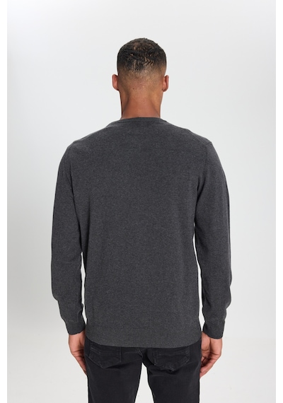AC&Co / Altınyıldız Classics Erkek Antrasıt Melanj Pamuklu Standart Fit Normal Kesim Bisiklet Yaka Triko Kazak Antrasit Melanj AC&Co / Altınyıldız Classics Erkek Antrasıt Melanj Pamuklu Standart Fit Normal Kesim Bisiklet Yaka Triko Kazak Antrasit Melanj