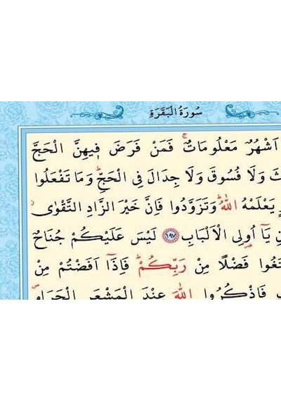 Sade Arapça Rahle Boy Sesli Kuranı Kerim  Mavi - Ayfa Yayınları