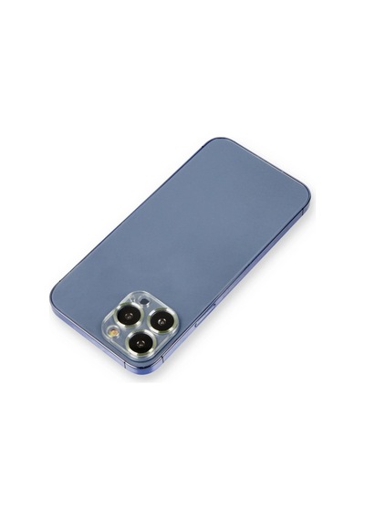 Apple, Uyumlu iPhone 12 Pro Metal Kamera Lens Koruma Cam - Açık Yeşil