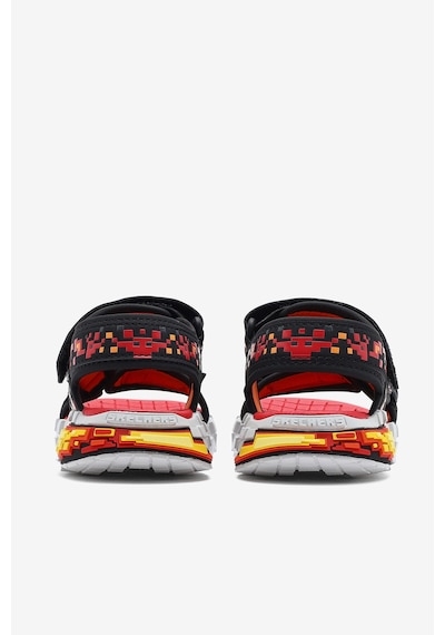 Skechers Mega Craft Siyah-kırmızı Erkek Çocuk Sandalet