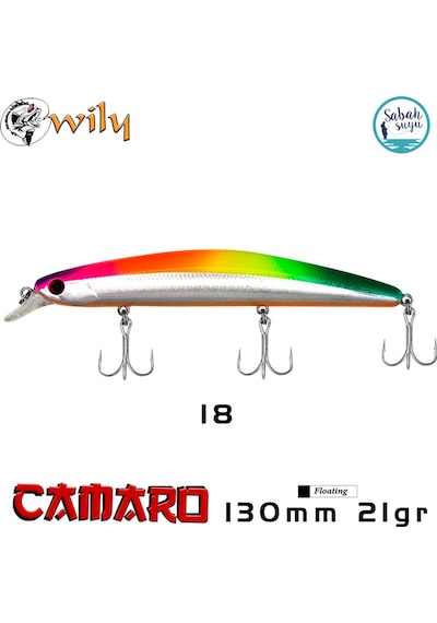 Wily Camaro 130F 13cm 21gr No:18 Maket Balık