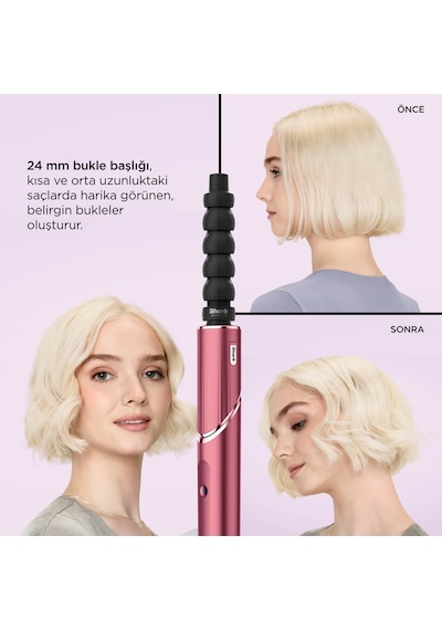 Shark Flexstyle 5-in-1 Saç Kurutma & Şekillendirme Sistemi - Cherry Kırmızı