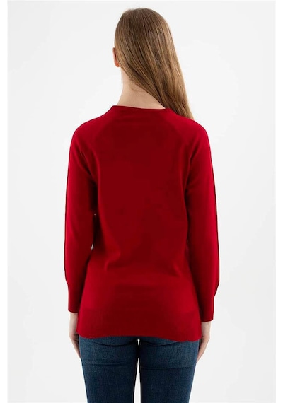 Fashion Friends Kadın Kazak Kırmızı 24k0024k1 25ke21000007 E2117 Kırmızı