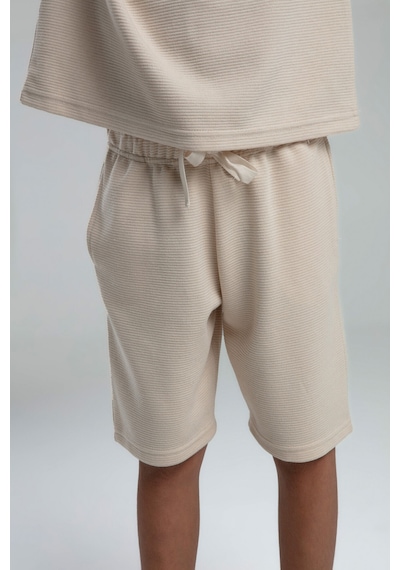 Rolypoly Erkek Çocuk Krem Bermuda Takım 5274-47563 Krem