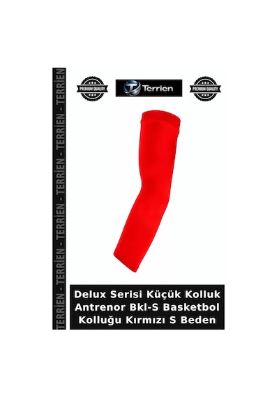Delux Serisi Küçük Kolluk Antrenor Bkl-s Basketbol Kolluğu Kırmızı S Beden