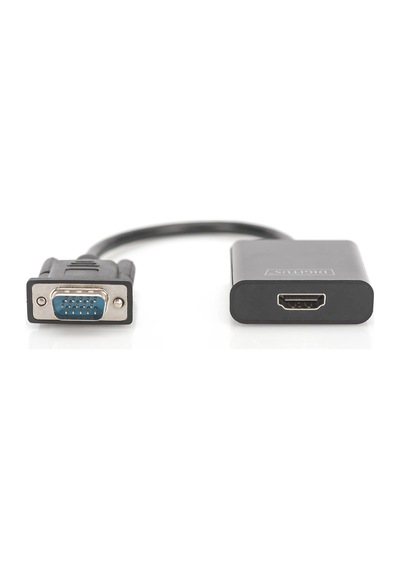 Digitus Da-70473 Vga Dan Hdmi Ya Dönüştürücü + Ses 3,5mm Full H
