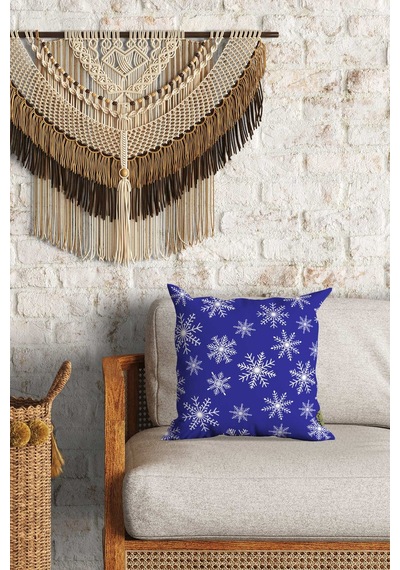 Kartanesi Desenli Çift Yön Dijital Baskılı Dekoratif Kırlent Kılıfı Yastık Kılıfı 39x39cm Çok Renkli