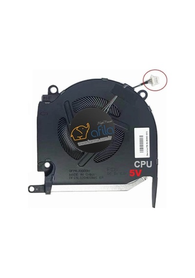 Hp Omen 16-k Rtx3050 Serisi Notebook Cpu Fanı - Sol Fan N18090-001 - Ver.2 - 5v
