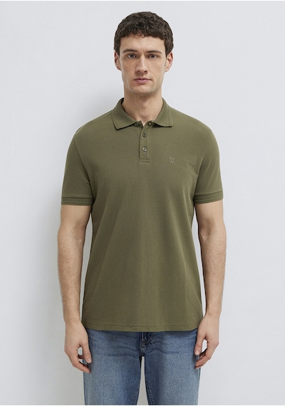 Mavi - Yeşil Polo Tişört 064946-71543 Yeşil