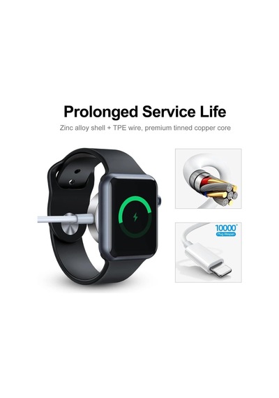 S-iw005 Type-c Apple Watch Uyumlu 2in1 Manyetik Şarj Çok Renkli
