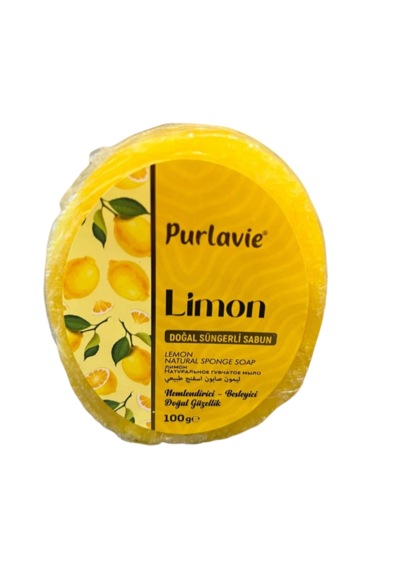 Purlavie Süngerli Limon Sabun Limon