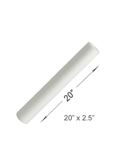 20 Inç 5 Mikron Spun Sediment Su Arıtma Filtresi