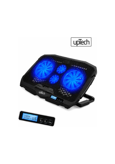 Uptech Laptop Soğutucu 4 Fanlı Lcd Kontrol Panel Ayarlanabilir Dizüstü Bilgisayar Soğutma Fanı