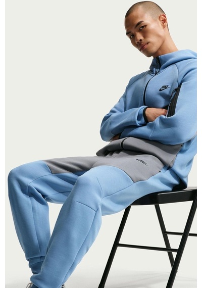 Nike Tech Fleece Slim Fit Men S Track Jogger Pants Erkek Dar Kesim Eşofman Altı Mavi Gri