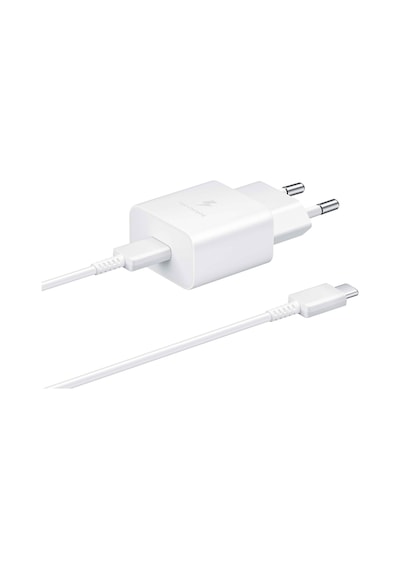 Samsung Uyumlu 3a 15w Type-c Çıkışlı 1m Kablolu Şarj Aleti Set  Beyaz