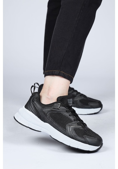 Jump 28712 Siyah - Beyaz Kadın Sneaker Günlük Spor Ayakkabı Bej