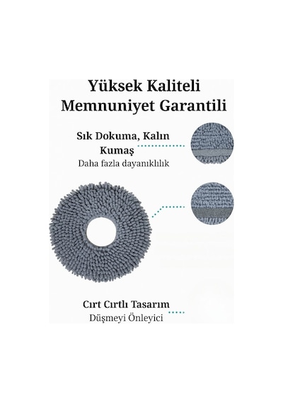 Roborock Qrevo C Pro Uyumlu 2 Adet Mikrofiber Mop Bez