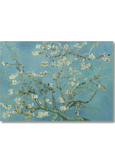 Cakasepetim Çiçek Açan Badem Agacı Van Gogh Ahşap Mdf Tablo
