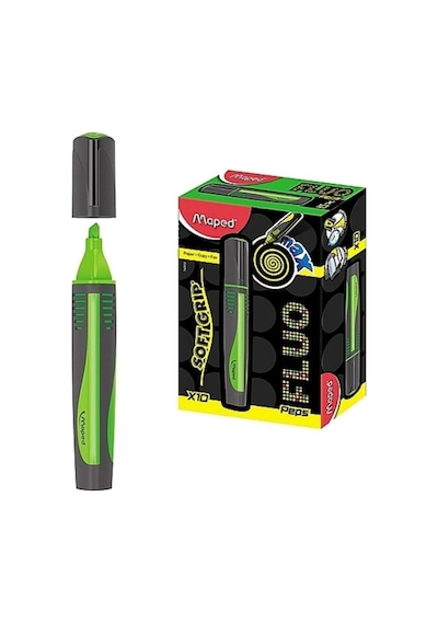 Maped Fosforlu Kalem Max Fluo Peps Mini Yeşil 742933 Çok Renkli