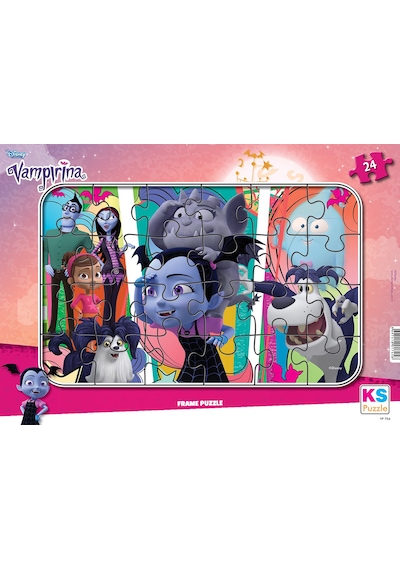Disney Vampirina Lisanslı Frame Puzzle Yapboz 24 Parça
