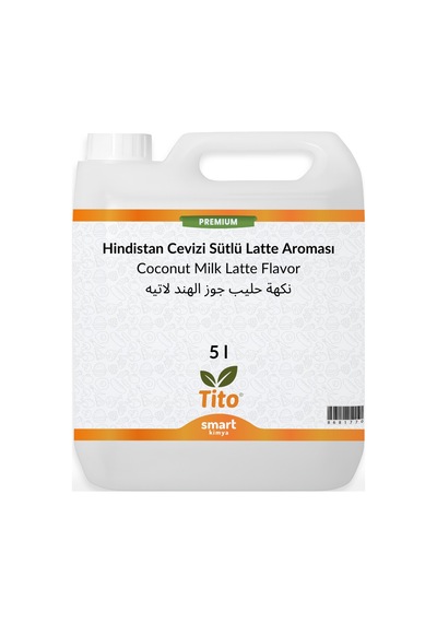 Premium Hindistan Cevizi Sütlü Latte Aroması 5 Litre