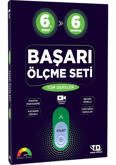 Tüm Dersler Başarı Ölçme Seti 6. Sınıf