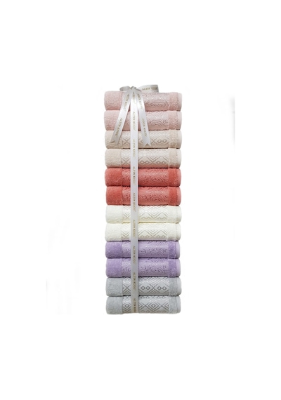 Özdilek Dory Yüz Havlusu 12 Adet-6 Renk- 50x80 Cm Çok Renkli