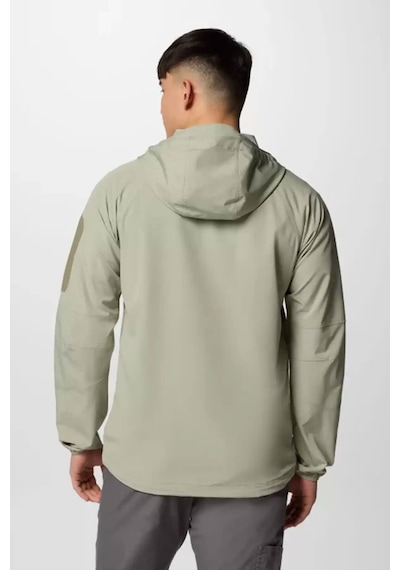 Columbia Erkek Wo9423 Tall Heıghts Iı Hooded Softshell Safari Softshell Wo9423-348 Yeşil
