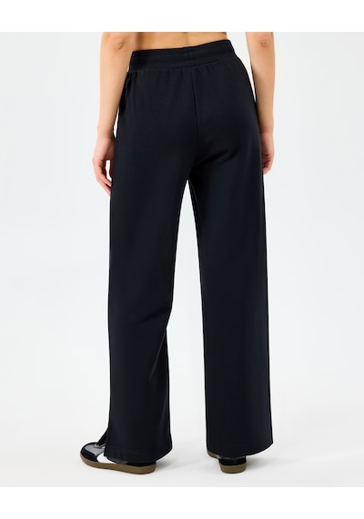 Skechers W Essential Wide Leg Regular Fit Sweatpant Kadın Siyah Eşofman Altı S2610010-3817 Siyah
