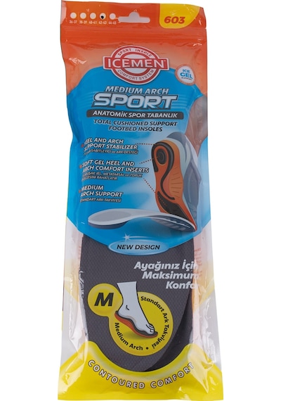 İcemen 603 Anatomik Spor Tabanlık Gri