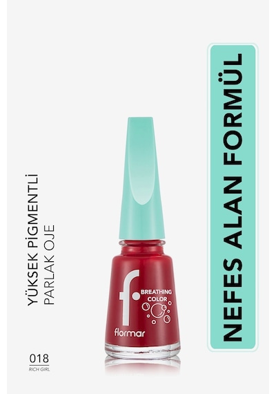 Breathing Color Yüksek Pigmentli & Parlak Bitişli Nefes Alan Oje 34000072_018RICHGIRL