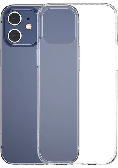 Baseus Simple Case Apple iPhone Uyumlu 12 Mini 5.4 İnce Silikon Şeffaf - Kılıf- 5775