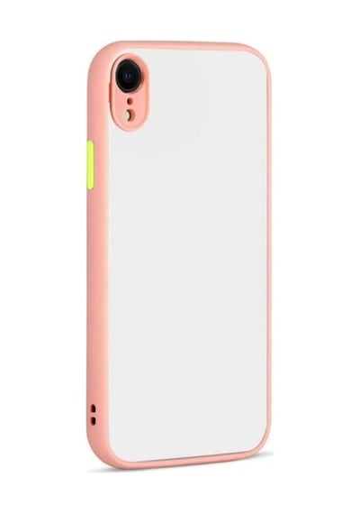 Apple Uyumlu iPhone Xr 6.1 Kılıf Zore Hux Kapak Pembe