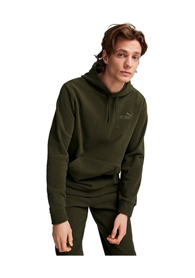 Puma Ess Elevated Hoodie Erkek Günlük Polar Sweatshirts 68189270 Haki 68189270 Haki