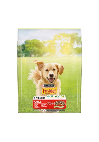 Friskies Etli Aktif Köpek 2.4 Kg - 3 Adet Tarı
