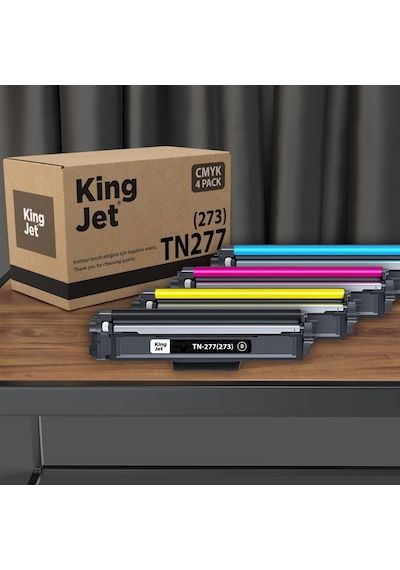 Kingjet Brother Uyumlu Hl-l3230cdw Yüksek Kapasiteli 4 Renk Takım Uyumlu Toner Tn-277