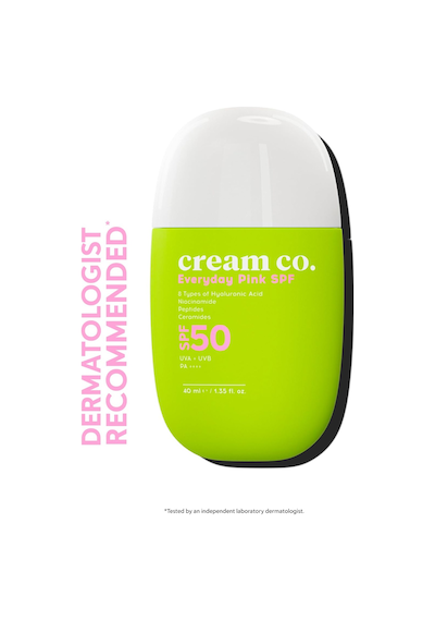 Spf50 Pink Güneş Koruyucu Krem, Ton Eşitleyici Leke Karşıtı, Aydınlatıcı, 40 Ml, Güneş Serumu