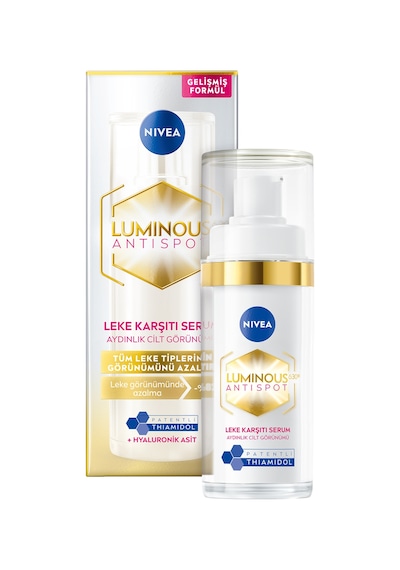 Nıvea Luminous630 Thiamidol Etkili Leke Karşıtı Cilt Serumu 30 Ml 3 Adet