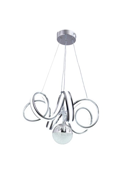 Vienna Led Sarkıt Krom Avize,3 Renk Yanabilen Modern Avize,salon Led Avize