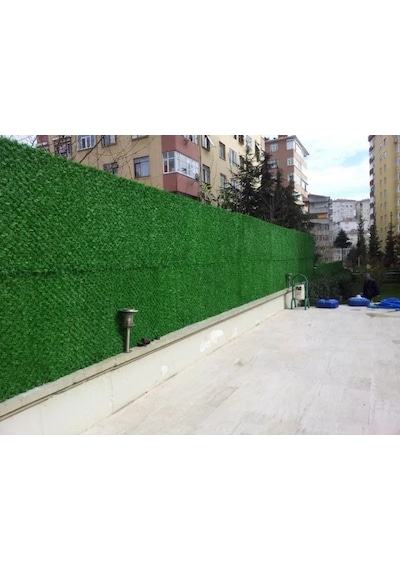 Dekoratif Çim Çit 50x10 Mt. Bahçe Ve Balkon İçin Yeşil Kaplama