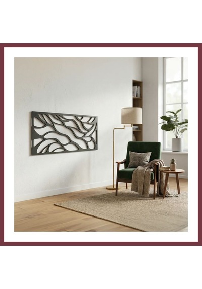 Storeşahin Soyut Desenli Duvar Tablosu Mdf Lazer Kesim Modern Minimal Estetik Duvar Süsü Shn0720