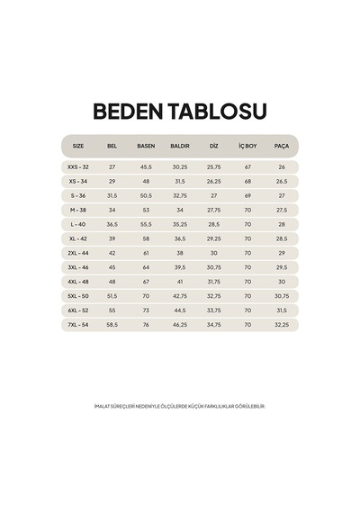 Lcwaıkıkı Petite Bej Beli Lastikli Geniş Paça Kadın Pantolon