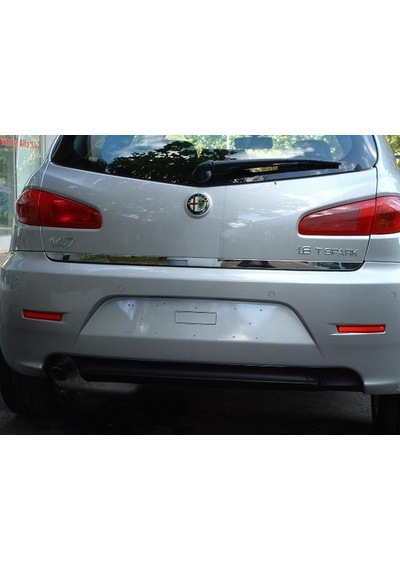 Alfa Romeo 147 Formlu Krom Bagaj Alt Çıtası Paslanmaz Çelik N11.3115
