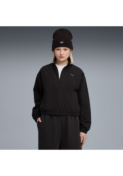 Puma Her Relaxed Kadın Siyah Sweatshirt 688153 Siyah